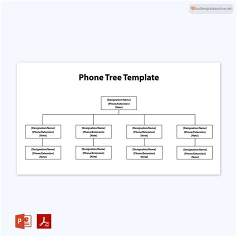 12 Free Phone Tree Templates Word Excel Formats