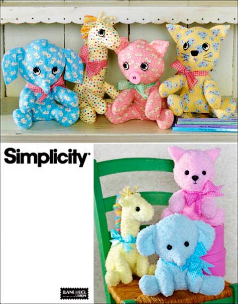 12 Free Stuffed Animal Plush Patterns with Easy DIY Tutorial The
