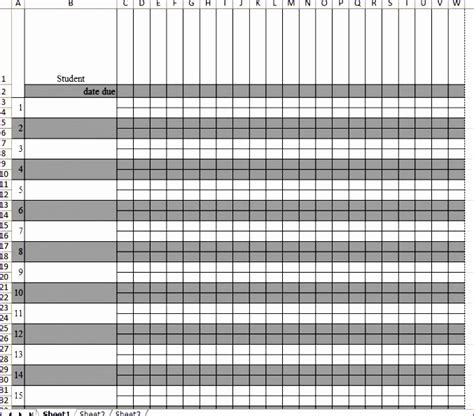 12 Gradebook Excel Template Excel Templates Excel Templates
