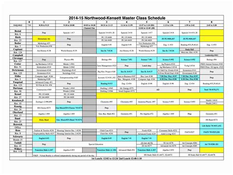 12 How To Make A Master Schedule On Excel Sample Templates