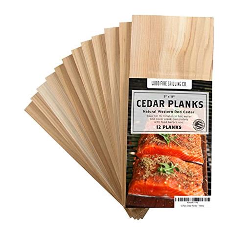 12 Pack Cedar Planks for Grilling Salmon and More - eBay