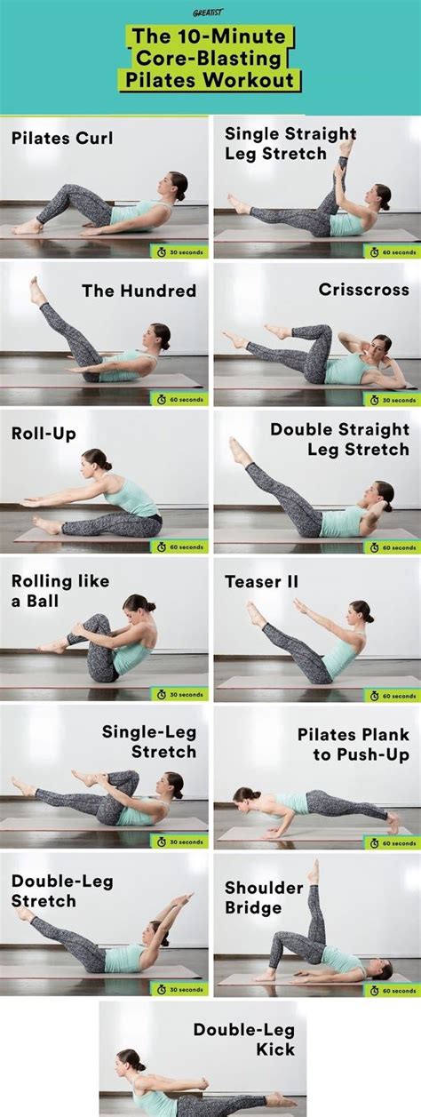 12 Pilates Exercises to Work Your Core in 15 Minutes