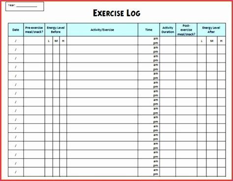 12 Running Log Excel Template Excel Templates Excel Templates