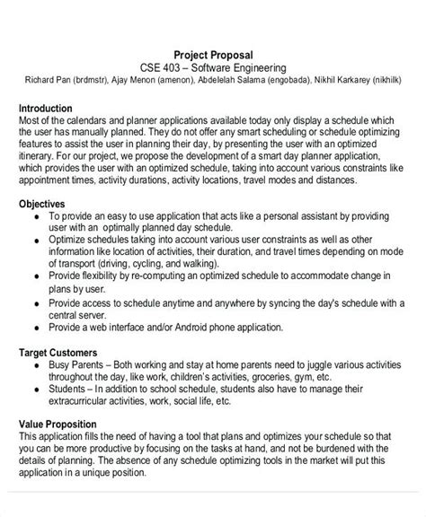 12 Software Project Proposal Examples In Pdf Google Docs Pages Ms Word Examples