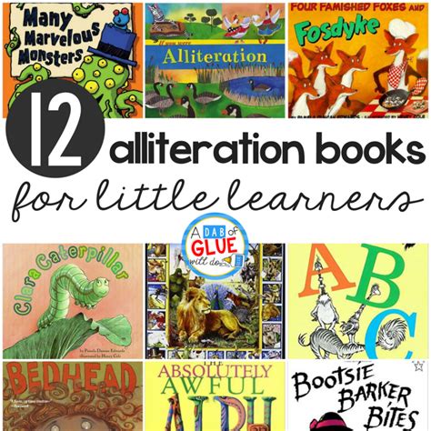 12 Alliteration Books For Little Learners A Dab Alliteration For Kindergarten - Alliteration For Kindergarten