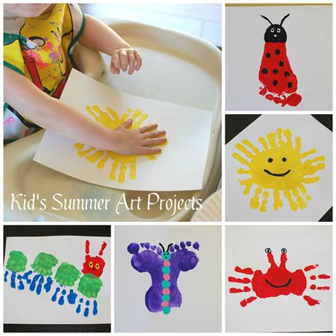 12 Best Summer Art Ideas For Kids The Summer Art Kindergarten - Summer Art Kindergarten