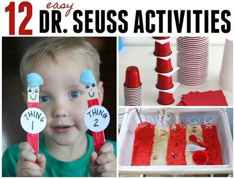 12 Easy Dr Seuss Crafts For Kids With Dr Seuss Activity For Kindergarten - Dr.seuss Activity For Kindergarten