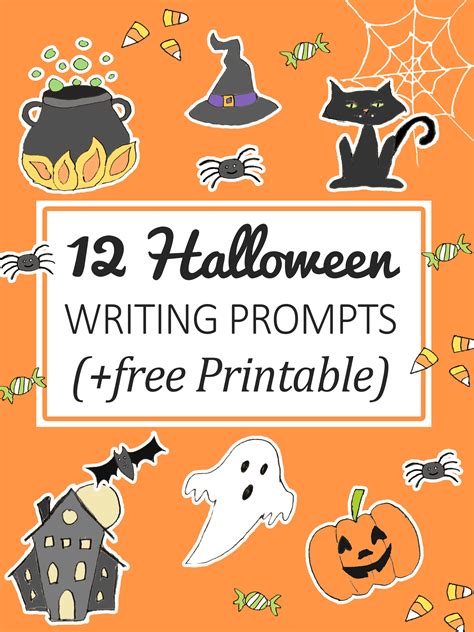 12 Free Printable Halloween Writing Prompts Homeschool Of Halloween Writing Prompts Middle School - Halloween Writing Prompts Middle School
