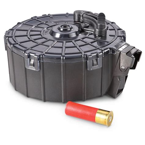 12 gauge 50 round drum mag. Saiga 12 Magazines SAIGA 12 RELIABILITY KIT- Saiga 12, 20 & 410 Shotguns Replaces your front recoil spring to make your Saiga shotguns more reliable. Can be used with all 2-3/4" Shells. Price: $57.95 (32) SAIGA 12 SGM 25 RD DRUM MAGAZINE Made in the USA Lynx Owners have reported issues State magazine restrictions apply. Price: $104.95 (7) 