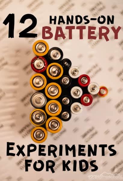 12 Hands On Battery Experiments For Kids Battery Science Experiments - Battery Science Experiments