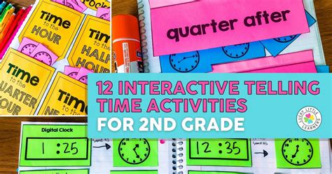 12 Interactive Telling Time Activities For 2nd Graders Time 2nd Grade - Time 2nd Grade