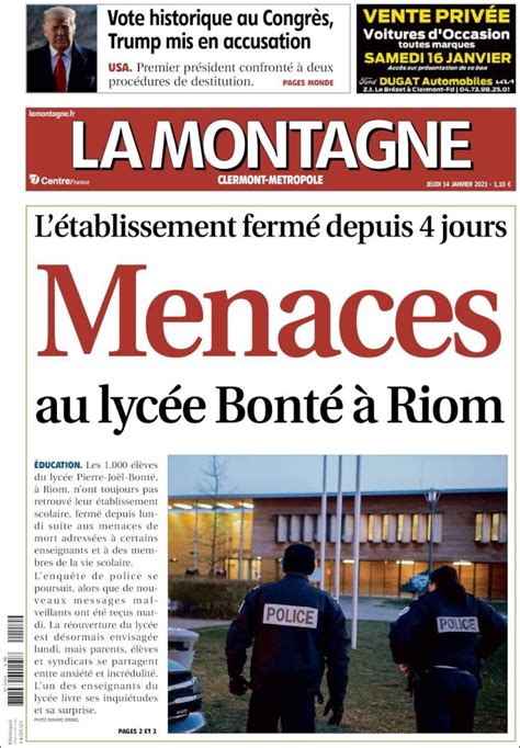 12 mai 2015 - Archives - La Montagne