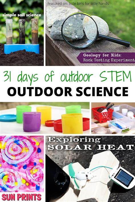 12 Outdoor Science Activities For Kids Little Bins Easy Outdoor Science Experiments - Easy Outdoor Science Experiments