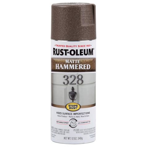 12 oz. Hammered Brown Protective Spray Paint - The …