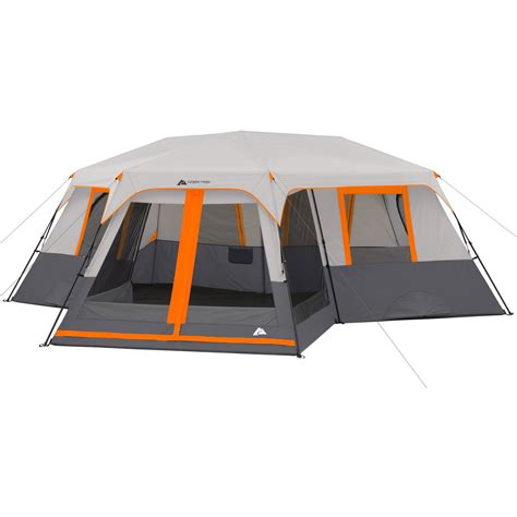 Ozark Trail 12 Person Instant Cabin Tent with Integrated LED Lights, 3 Rooms. $255.00. Free shipping. or Best Offer. Outdoor Family Camping Tent 18-Person 3-Room .... 