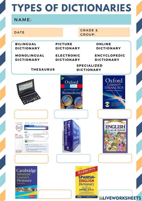 12 Types Of Dictionary