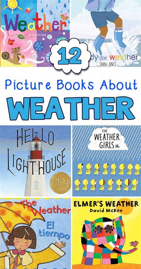 12 Weather Books For Preschool And Kindergarten Books Weather Books For Kindergarten - Weather Books For Kindergarten