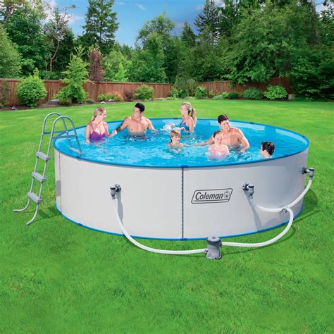 Read reviews and buy Summer Waves 12' x 33" Outdoor Round Metal Frame Above Ground Swimming Pool with Skimmer Filter Pump and Filter Cartridge, Gray Wicker at Target. Choose from Same Day Delivery, Drive Up or Order Pickup. Free standard shipping with $35 orders. Expect More. Pay Less. . 