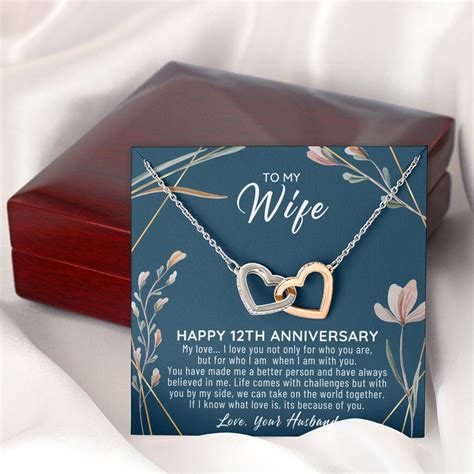 12 year anniversary gift. STOFINITY 12 Year Anniversary Wood Gifts for Her Him - 12th Wedding Gifts Anniversary for Husband Wife, Anniversary for Married Couple, Wood Heart Plaque Decoration Ideas. 4.3 out of 5 stars 27. $16.99 $ 16. 99. FREE delivery Wed, Sep 13 on $25 of items shipped by Amazon. 