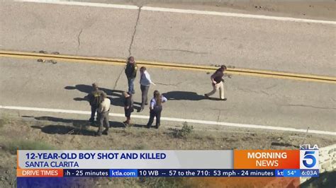 12-year-old boy found shot to death on Santa Clarita roadside