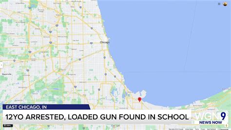 12-year-old in custody after loaded handgun found at East Chicago school
