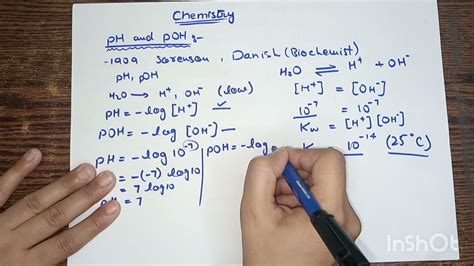 12.3: pH and pOH - Chemistry LibreTexts