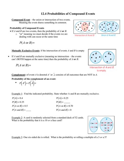 12.4 probability of compound events