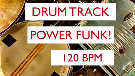 120 bpm funk drum beat. .  ...