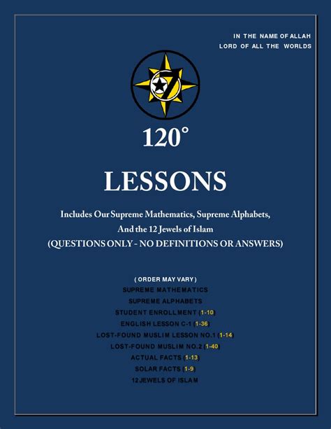 120 Lessons Study Book