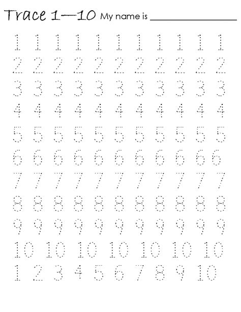 120 number tracing worksheet Learning Printable