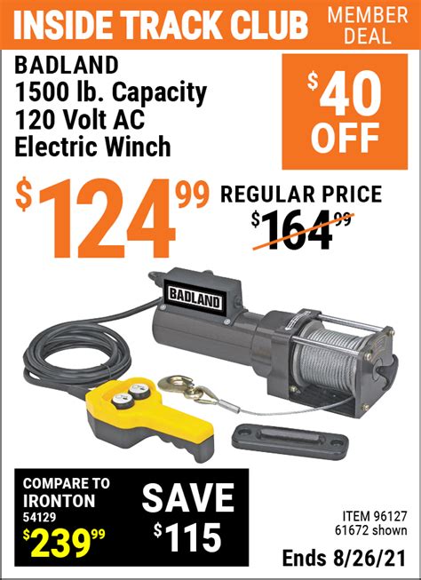 120 volt winch harbor freight. Things To Know About 120 volt winch harbor freight. 