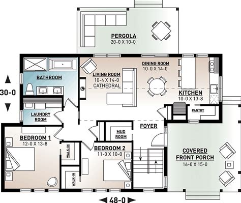 What are 1200 square foot house plans? 1200 square foot house plans refer to residential blueprints designed for homes with a total area of approximately 1200 square feet. These plans outline the layout, dimensions, and features of the house, providing a guide for construction. 