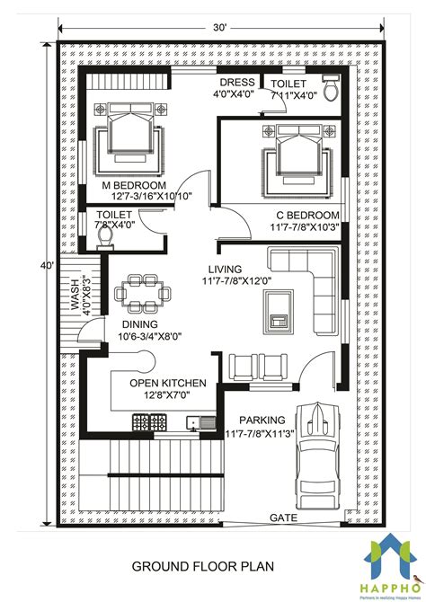 1200 sq feet home plan. Jan 16, 2021 ... 30X40 Feet, 1200 sqft Modern House Design 9 X 12 Meter, 108 Sqmt House Design The design evolved from a closed analysis in the urban context ... 