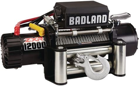 The 12000 lb Badland Winch is a heavy-duty winch designed for off-r