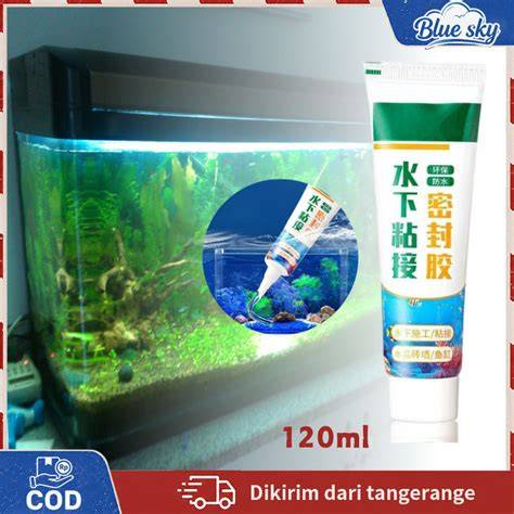 120ML Lem Kaca Bawah Air Anti Bocor Sealant Cepat Kering untuk ... - raincitystudios.com