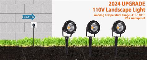 120v landscape lighting.  Fast same-day shipping.  3000K color temperat...