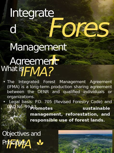121 : Integrated Forest Management Agreement - raincitystudios.com