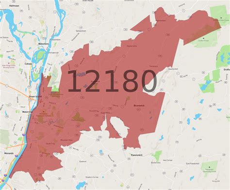 12180 full zip code.  The population is primarily white, and about even...