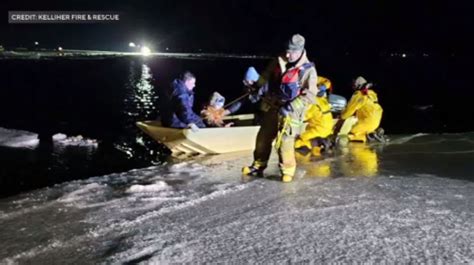 122 anglers rescued from ice floe in northern Minnesota lake, no injuries reported