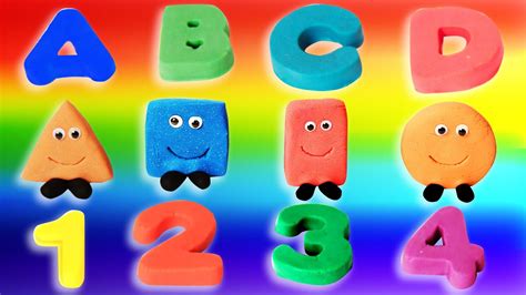 123 Color In Shapes And Numbers My First Colors And Numbers For Toddlers - Colors And Numbers For Toddlers