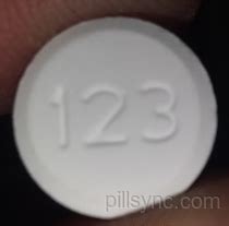 123 pill white round. Wondering what was in that old prescription bottle? Use the ScriptSave WellRx pill identifier to quickly and easily identify unknown medicines by imprint, shape, number, and color. Our pill identifier helps you verify tablet and capsule products you may have questions about -- ensuring you're taking the right medication. 
