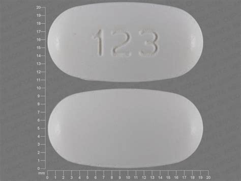 Verify drug name, strength, and detailed pill characteristics. Access drug dosing, interactions, adverse effects, and warnings. Use Medscape's pill identifier database to easily pinpoint the correct medication, drug, or supplement. Filter 10,000+ images by imprint, shape, color, & more.. 123 white oblong pill