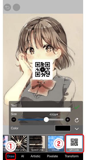 123. Filter (Draw): QR Code - How to use ibisPaint