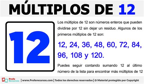 1234 Es Multiplo De 12