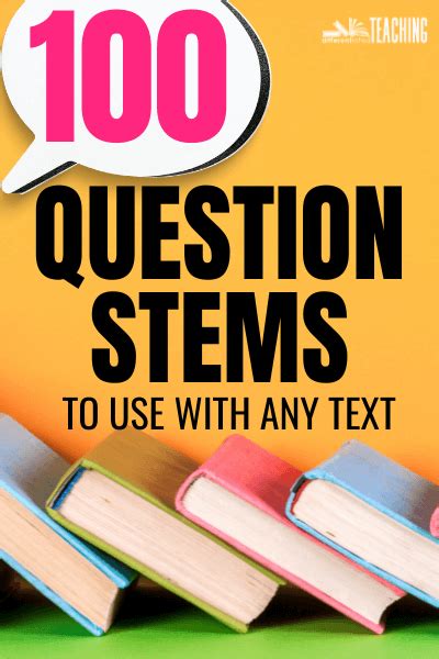 125 Reading Comprehension Question Stems For Any Text Comprehension Questions For Informational Text - Comprehension Questions For Informational Text