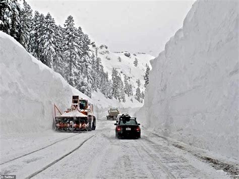 126 inches of snow recorded in Sierra Nevada mountains