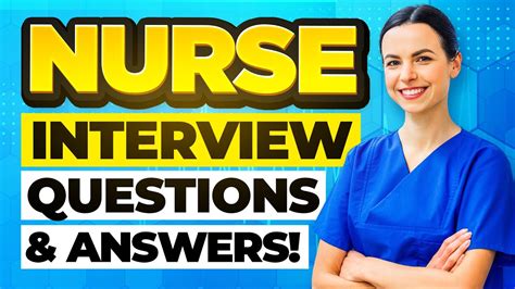 126 nurse interview questions and answers YouTube