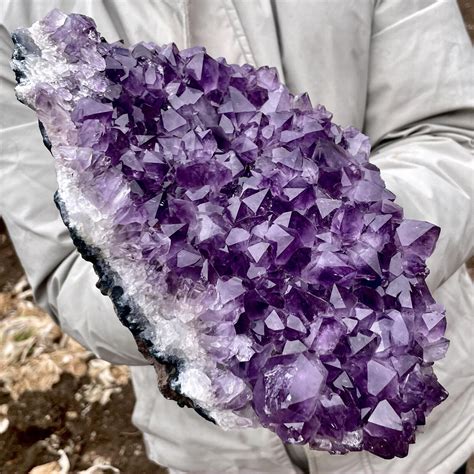 1265G Natural amethyst Cluster Quartz Crystal backbone mineral …