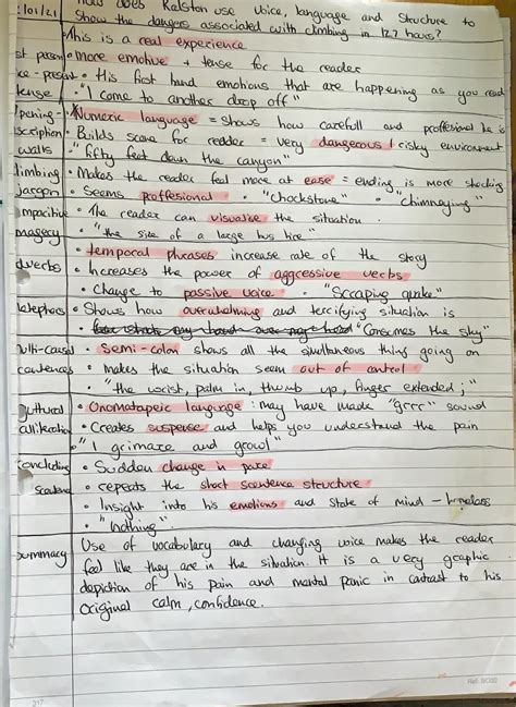 127 Hours Book Chapter Summary