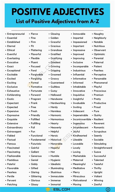 127 Positive Adjectives That Start With F In Adjectives That Start With F - Adjectives That Start With F
